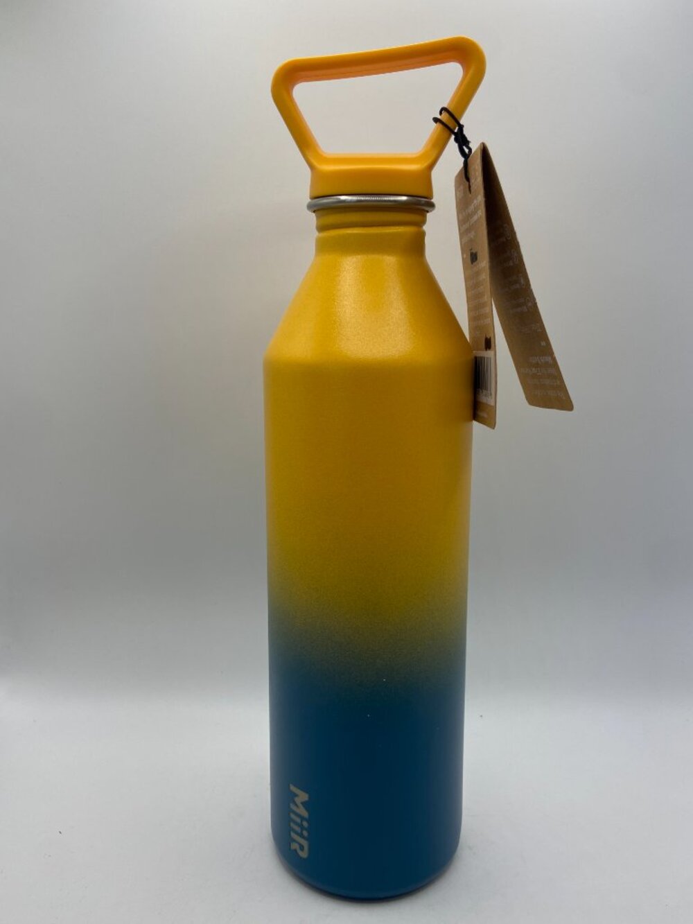 NWT MiiR 27oz Narrow Mouth Stainless Steel Water Bottle - Yellow/Blue Ombre - Picture 3 of 6